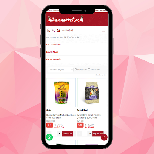 Mihav Market ekran görüntüsü