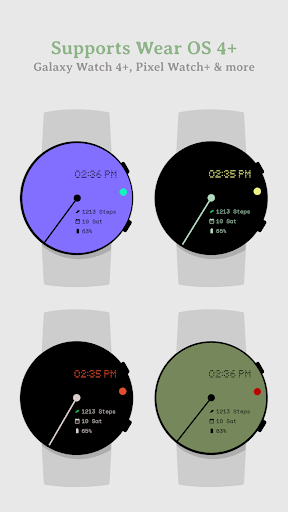 Retro Analog Watch Face ekran görüntüsü