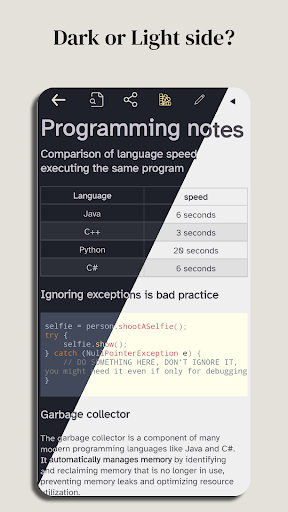 Markdown editor - PocketMark ekran görüntüsü