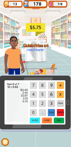 Supermarket Cashier Simulator ekran görüntüsü