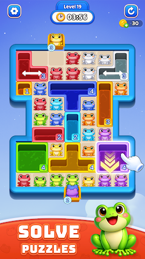 Frog Away: Color Hole ekran görüntüsü