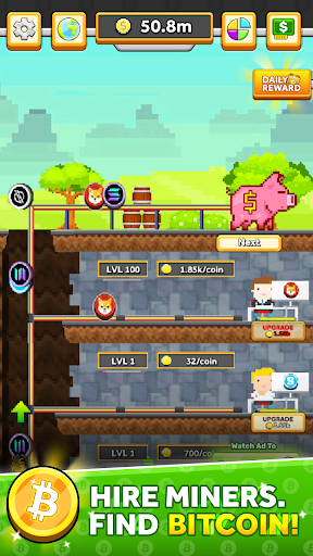 Bitcoin Miner Idle Tycoon Game ekran görüntüsü