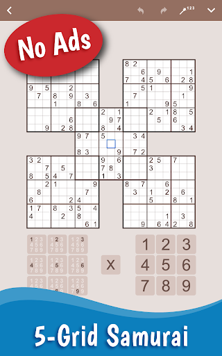 MultiSudoku: Samurai Sudoku ekran görüntüsü