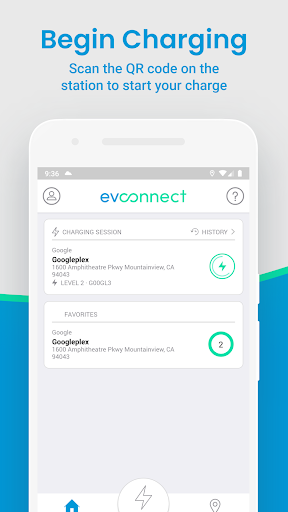EV Connect ekran görüntüsü