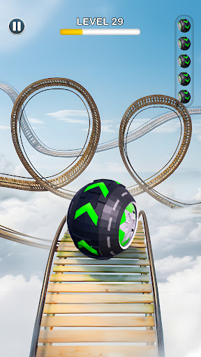 Rolling Ball Sky Escape ekran görüntüsü