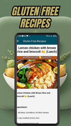 Gluten Free Recipes ekran görüntüsü