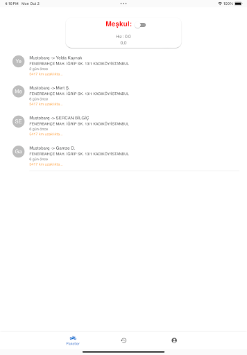 Resto Kurye Takip ekran görüntüsü