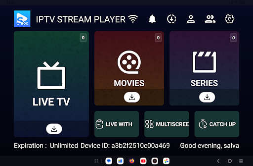 Iptv Stream Player ekran görüntüsü