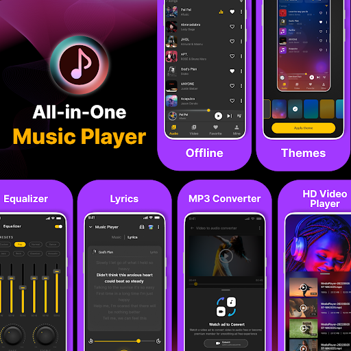 Music Player mp3: Video Player ekran görüntüsü