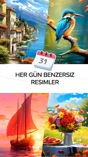 Huzurlu Numaralarla Boyama ekran görüntüsü