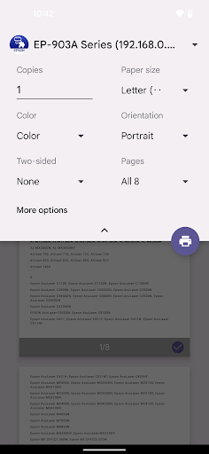 Epson Print Enabler ekran görüntüsü