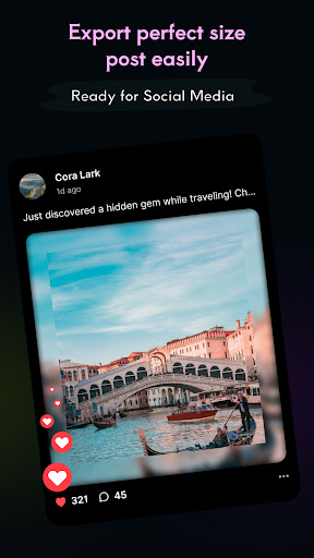 Photo Video Border Social Post ekran görüntüsü
