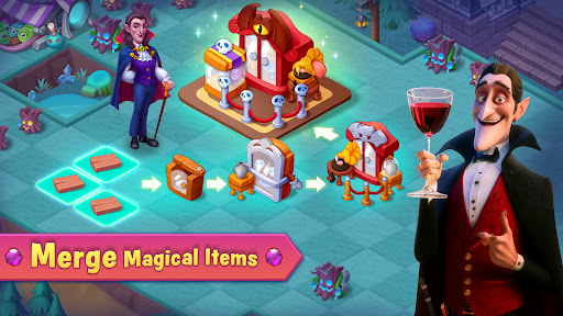 Merge Vampire: Monster Mansion ekran görüntüsü