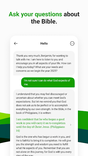 HelloBible : Bible Chat ekran görüntüsü