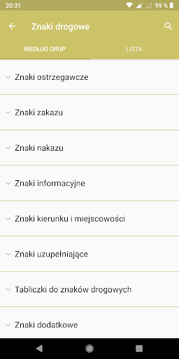 Znaki drogowe w Polsce: quiz o ekran görüntüsü