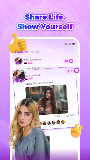 Yoki-Real Chat&Party ekran görüntüsü
