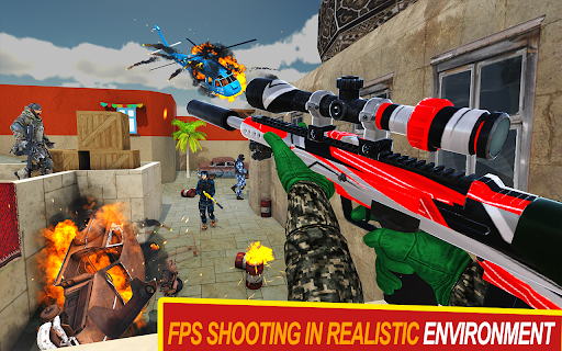 Real Commando Fps Shooting ekran görüntüsü
