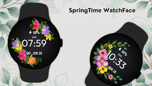 SpringTime WatchFace ekran görüntüsü