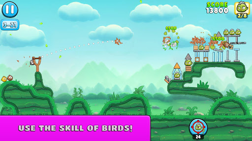 Crusher Birds Catapult ekran görüntüsü