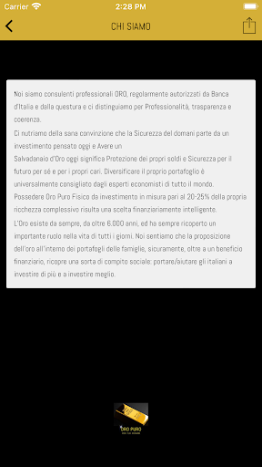 Oro Puro Per i Tuoi Risparmi ekran görüntüsü