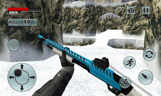Snow Commando Shooting Games ekran görüntüsü