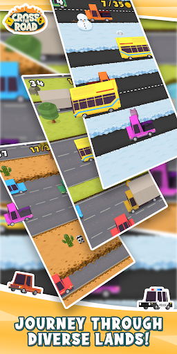 Cross the Road: Animal Dash ekran görüntüsü