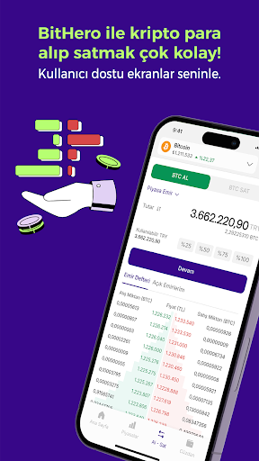 BitHero: Kripto Para Borsası ekran görüntüsü