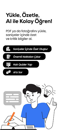 SmartNotes: AI Özet ve Sorular ekran görüntüsü