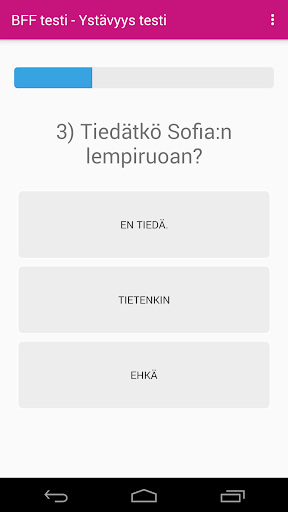 BFF testi : Kysely ystäville ekran görüntüsü