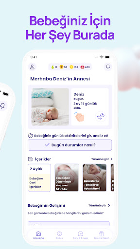 Elika: Bebek Gelişim Takibi ekran görüntüsü