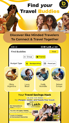 Travel Buddy: Find, Chat, Book ekran görüntüsü