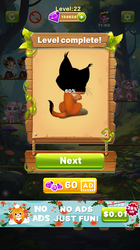 Fluffy Cat: Sort Puzzle Game ekran görüntüsü