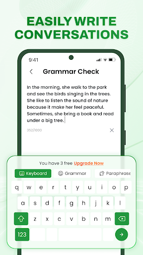 Grammar Check - AI Writing ekran görüntüsü