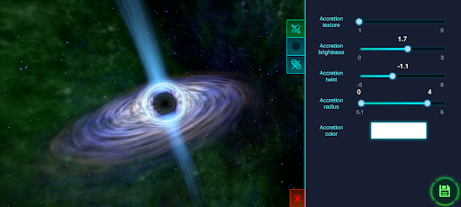Stars and Planets Simulator ekran görüntüsü