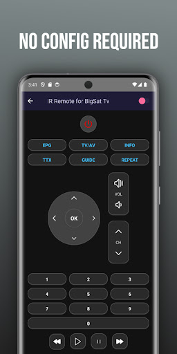 Remote for Bigsat Tv ekran görüntüsü
