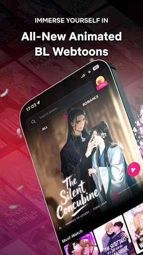 BlinkToon: Animated BL Comics ekran görüntüsü