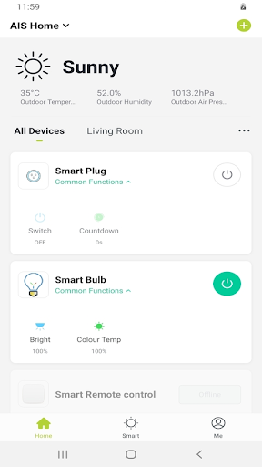 AIS Smart Life ekran görüntüsü