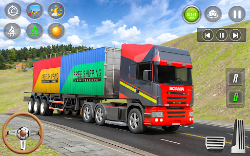 Mega Truck Driving Truck Game ekran görüntüsü