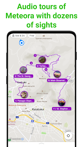 Meteora Tour Guide:SmartGuide ekran görüntüsü