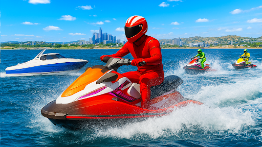 Water Jetski Boat Racing Stunt ekran görüntüsü
