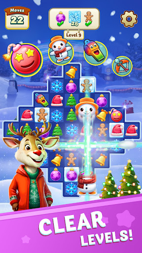 Christmas Adventure 3: Match-3 ekran görüntüsü