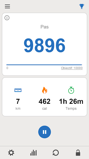 Pédomètre - Compteur de Pas ekran görüntüsü