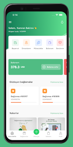 Vadi.az ekran görüntüsü