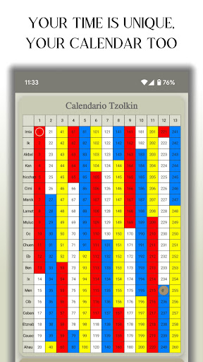 13:20 Tzolkin Calendar ekran görüntüsü
