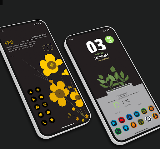Leafline Launcher ekran görüntüsü