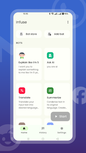 Infuse - AI for All Apps ekran görüntüsü