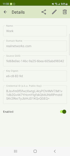 SAFR Key ekran görüntüsü