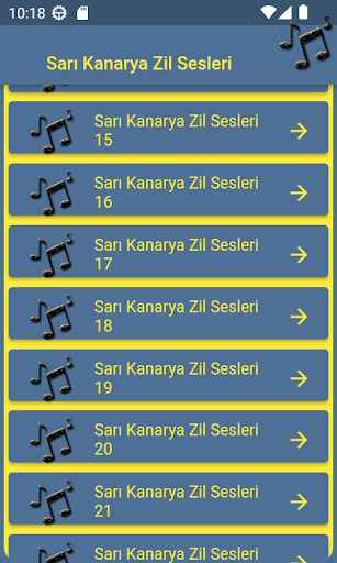 Sarı Kanaryam Marşları ekran görüntüsü