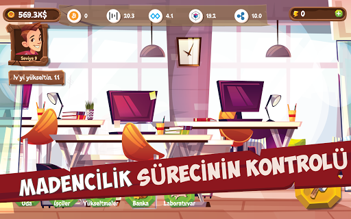 Bitcoin Mining Idle Tycoon ekran görüntüsü