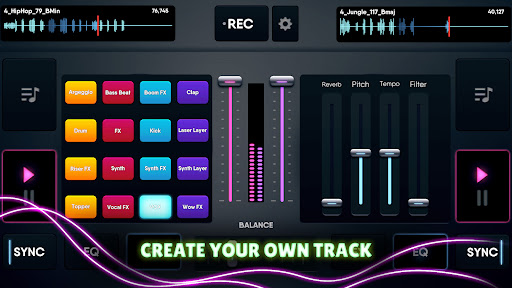 Virtual DJ Mixer: Song Mashup ekran görüntüsü